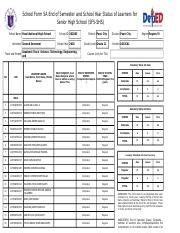 sf 5 deped|School Form 5A End of Semester and School Year .